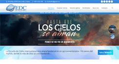 Desktop Screenshot of escueladecristoenbolivia.org